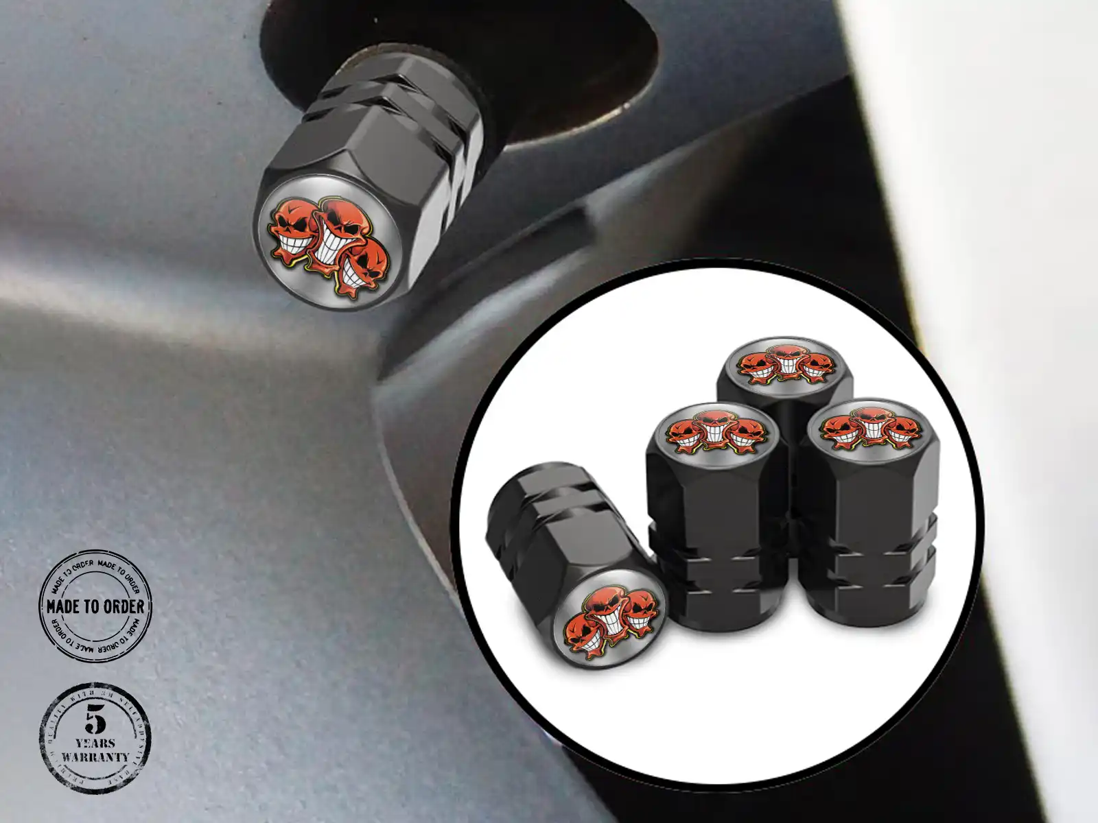 Tyre Valve Stem Caps Bikes Skinny Max Limited